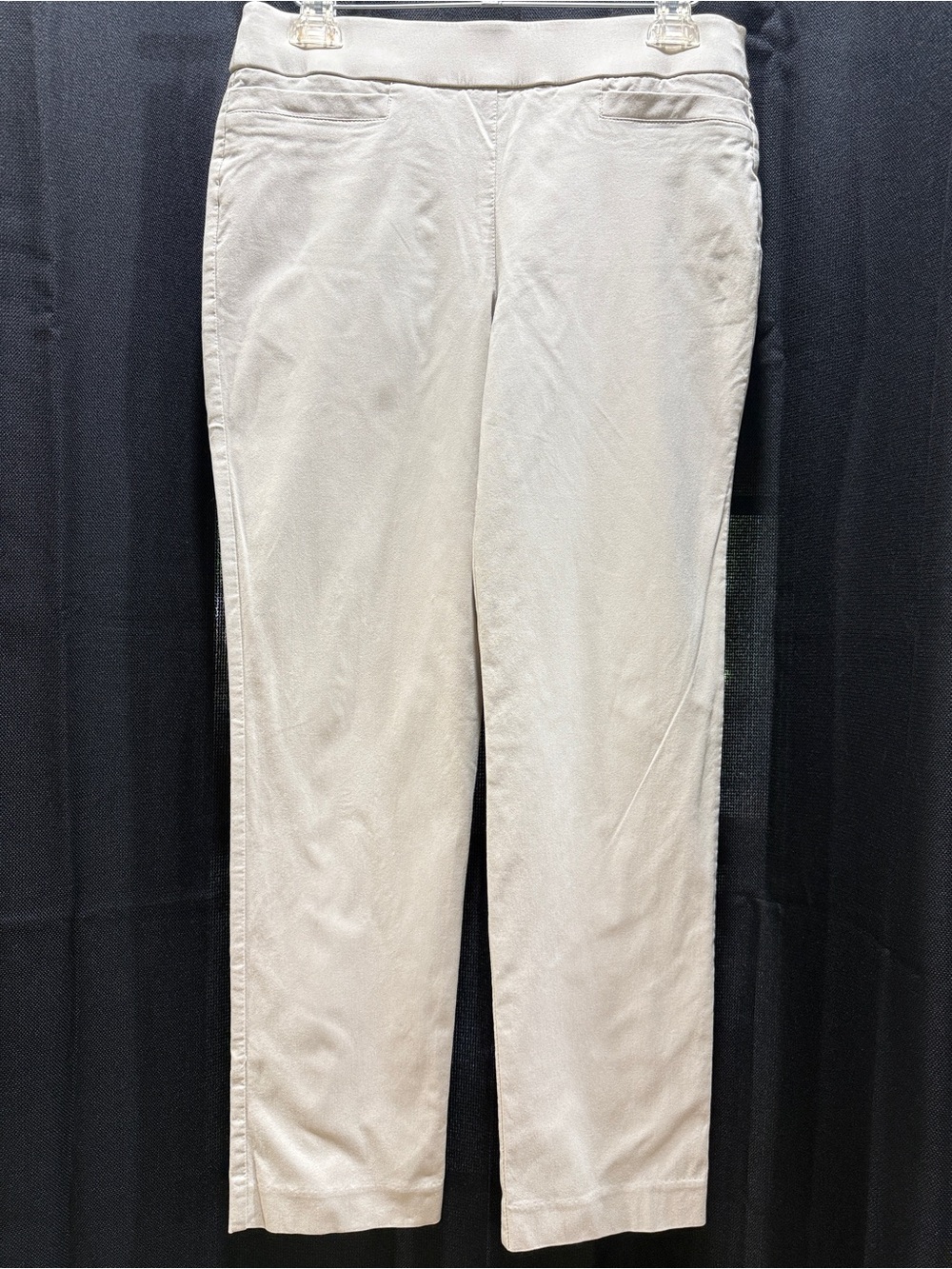 Women’s JM Collection Light Beige Pull-On Pants-size M/28” inseam
